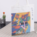 La bolsa de asas de compras con estampado de cartón personalizado de estilo japonés